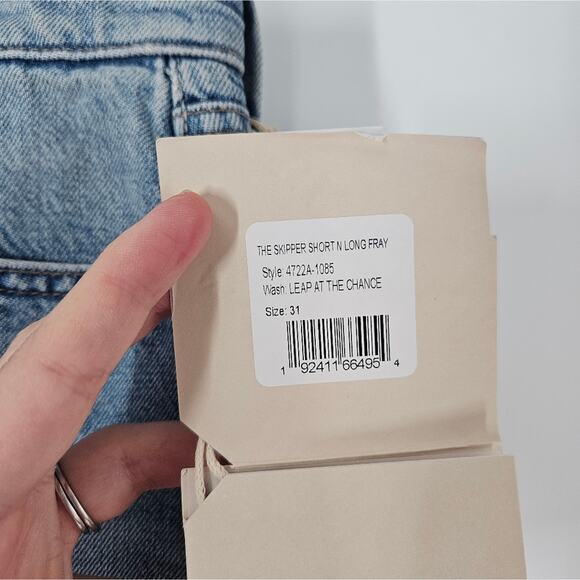 Mother Leap At The Chance Long Fray Skipper Shorts 31 - Picture 7 of 16